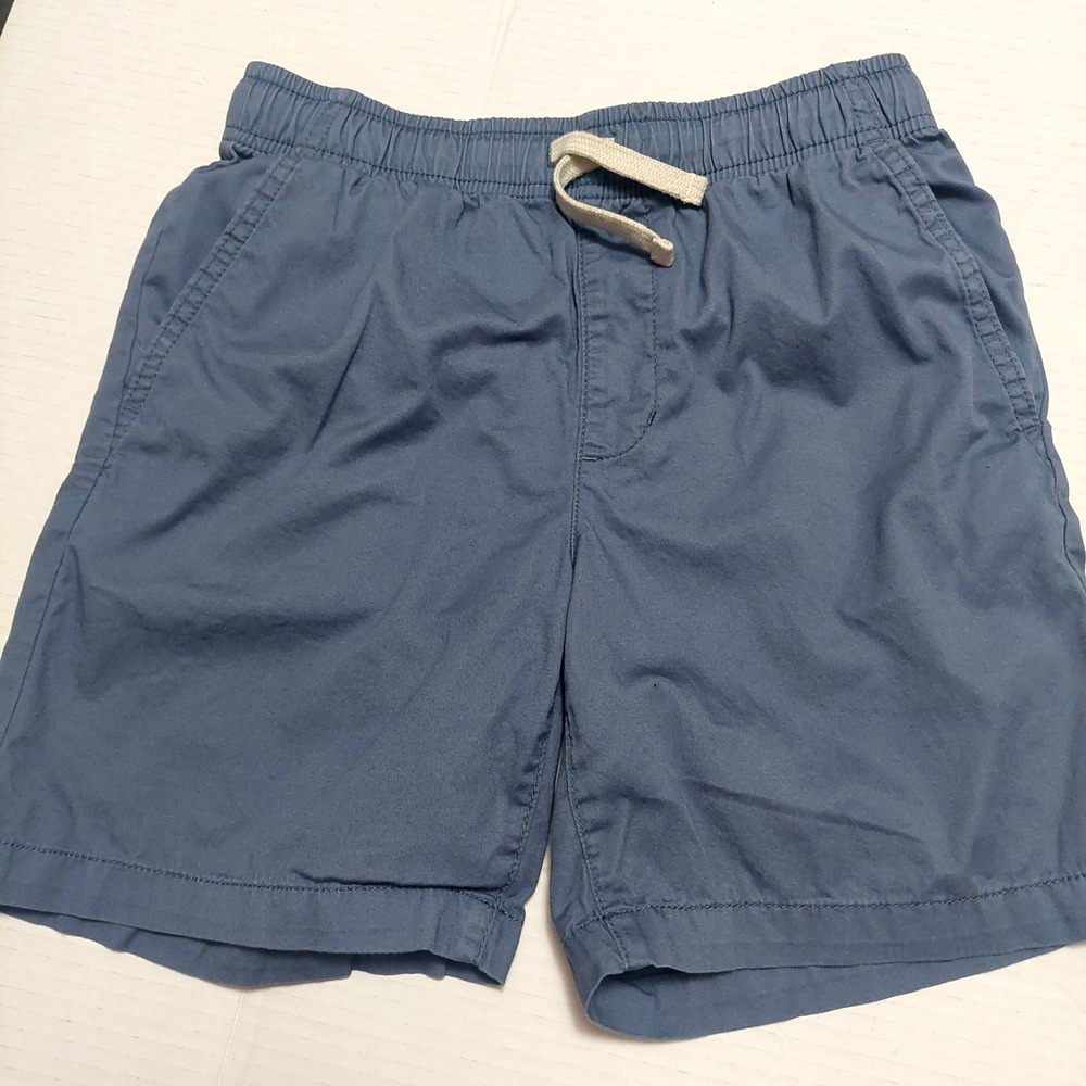 OLD NAVY Boys Sz 10-12 Stretch Jogger Shorts Pockets Elastic Waist Pacific Blue